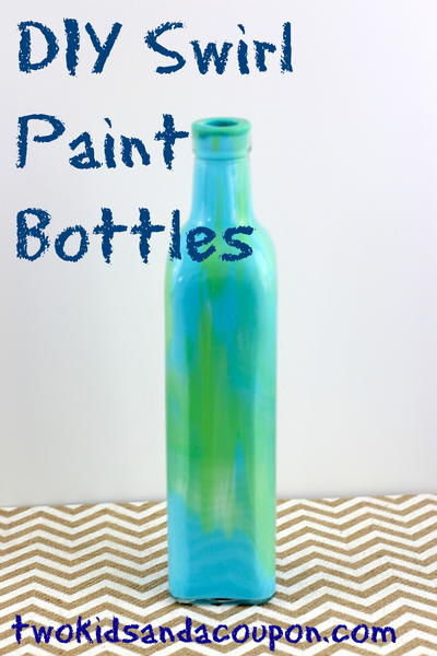 Diy Swirl Paint Swirl Bottles