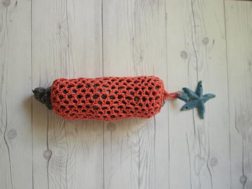 easy crochet grocery bag holder