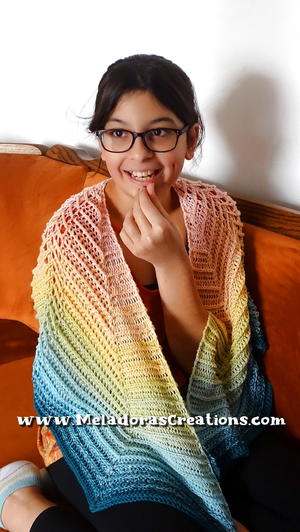 Butterfly Ripple Shawl