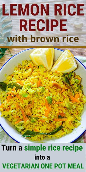 Lemon Rice Recipe With Brown Rice