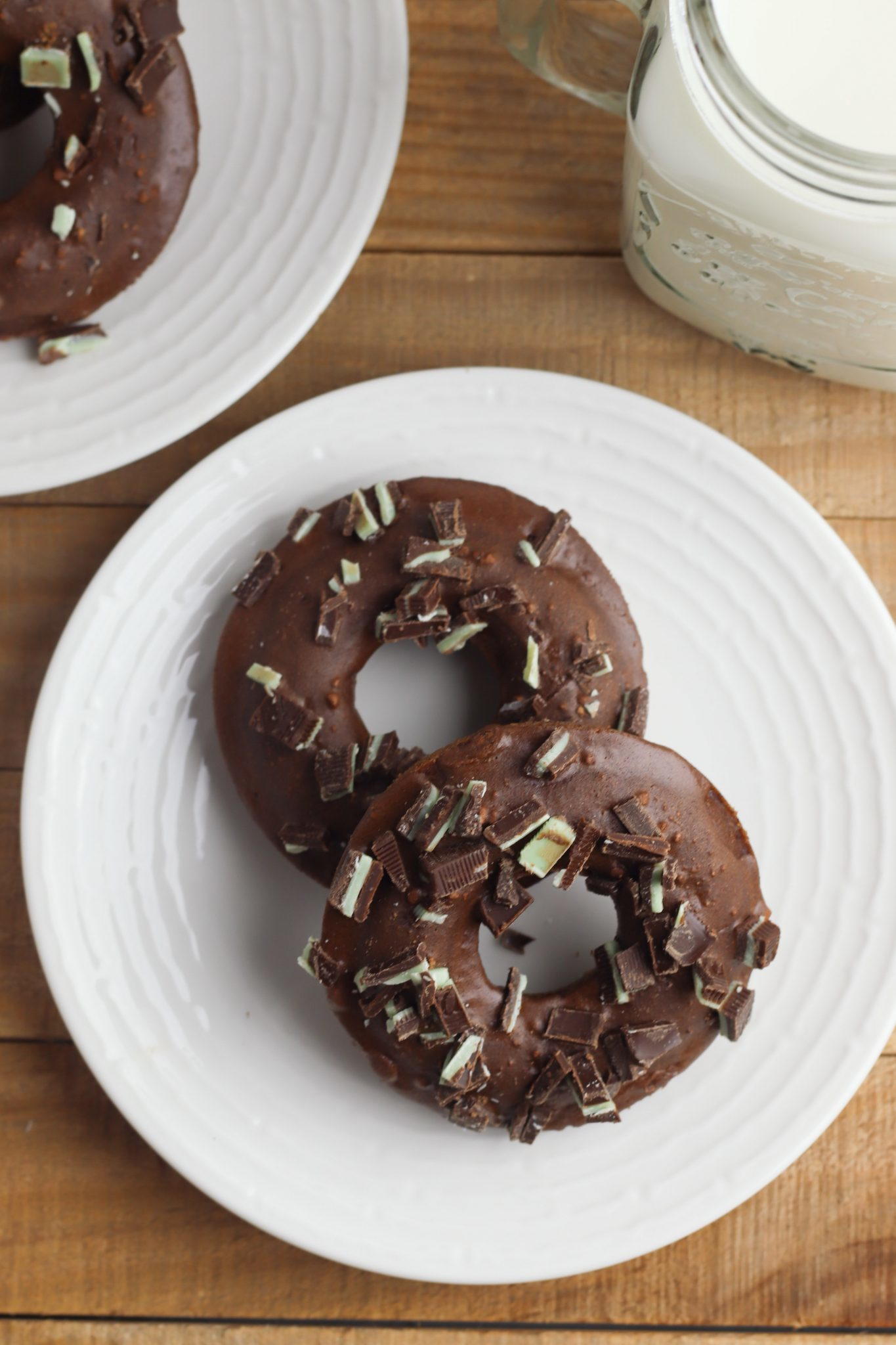 Mint Chocolate Donut Recipe | TheBestDessertRecipes.com