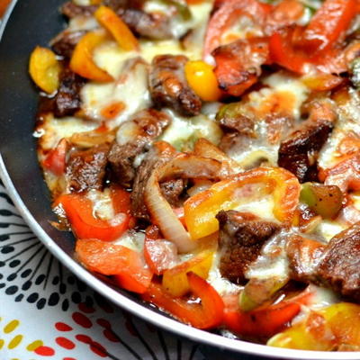 Steak And Cheese Skillet