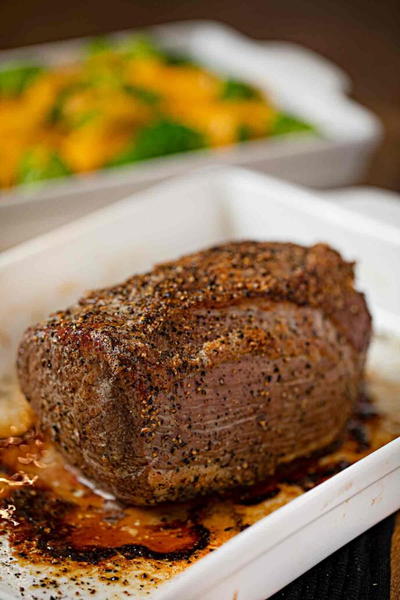 Pepper Crusted Roast Beef