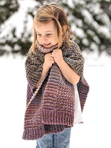 Lucky Penny Poncho (child) | AllFreeCrochet.com