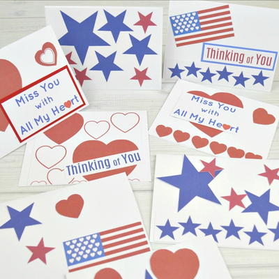 Cards To Support Our Troops – Free Printable