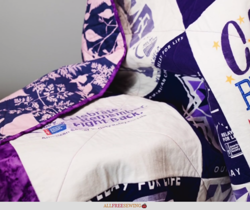 How To Make A T Shirt Quilt Video Tutorial Allfreesewing Com