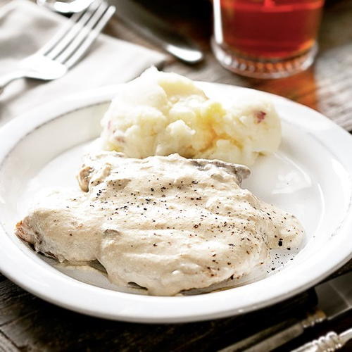 Slow Cooker Pork Chops And Gravy