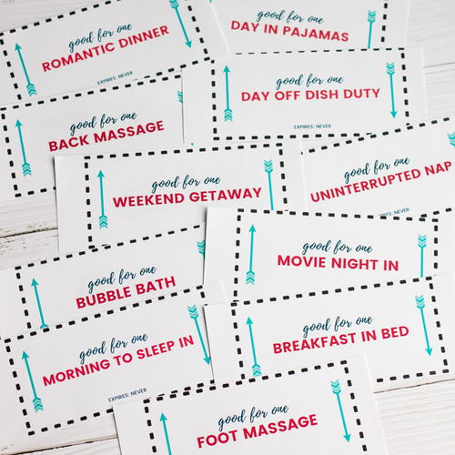 Diy Love Coupon Book For Valentine's Day ...