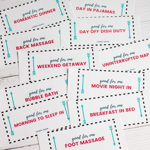 Diy Love Coupon Book For Valentine's Day
