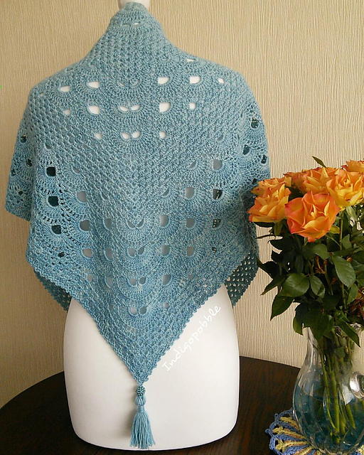 Crochet Virus Granny Shawl