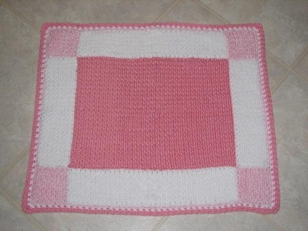 Gingham Squares Baby Blanket