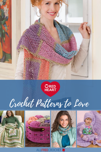 Red Heart Easy-to-Wear Crochet Cardigan Pattern