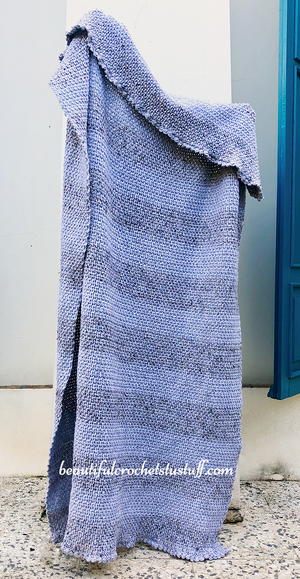 Crochet Textured Blanket Free Pattern