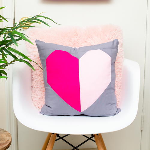 Heart Block Pillow Pattern