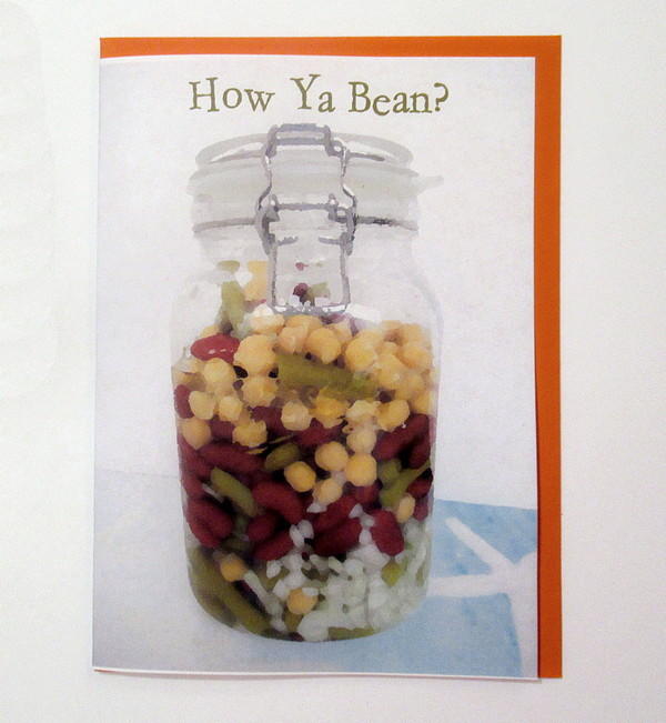 Free Printable Low Sodium 3 Bean Salad Recipe Greeting Card
