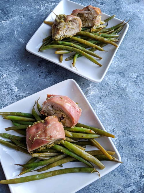 Four Ingredient Pesto Chicken