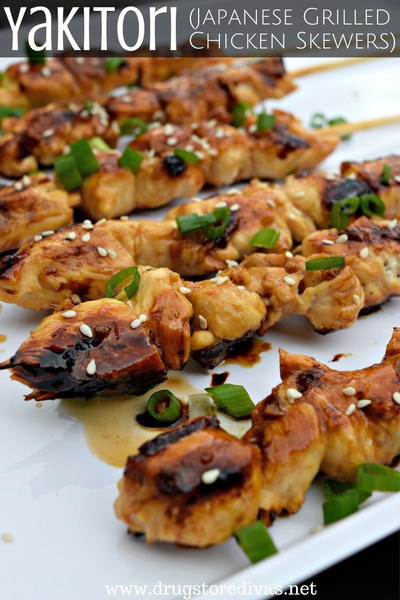 Yakitori (japanese Grilled Chicken Skewers)