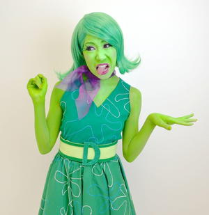 Inside Out Disgust-Inspired Cosplay