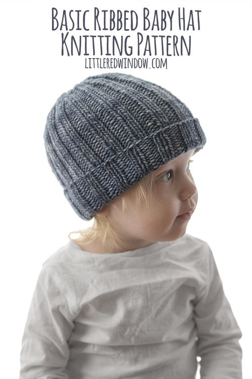 Easy Ribbed Crochet Baby Hat Pattern for Beginners