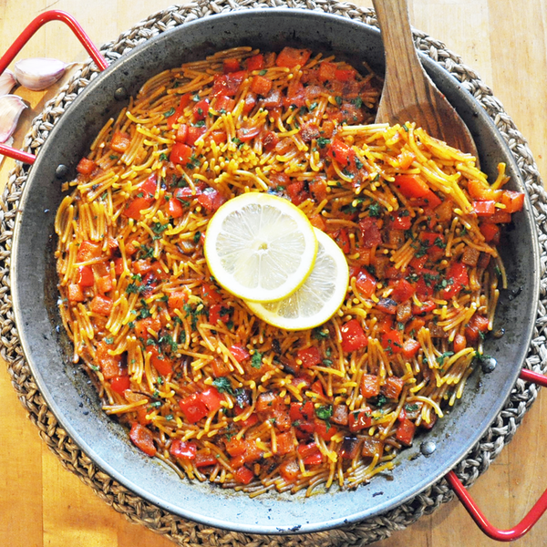 Vegan FideuÁ Recipe | Spanish Noodle Paella