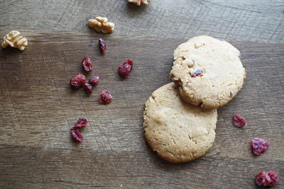 Cranberry Walnut Whole Wheat Cookies