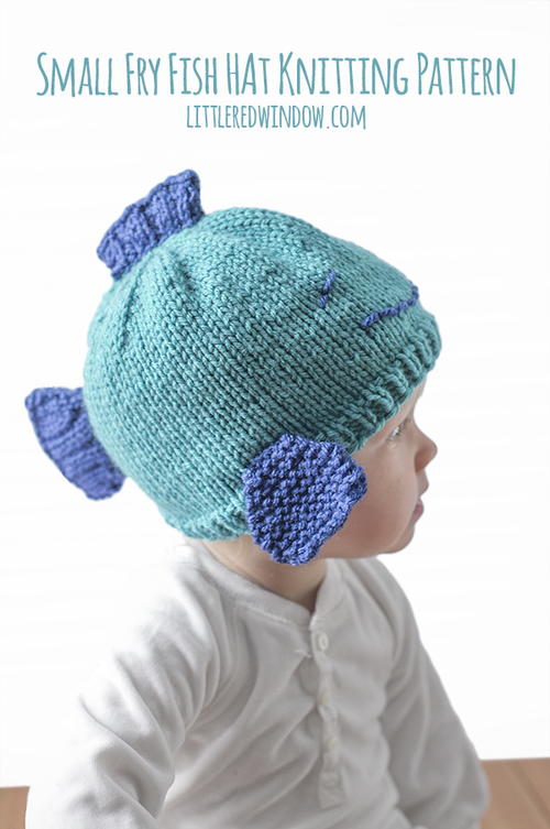 Small Fry Fish Hat Knitting Pattern