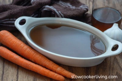 Slow Cooker Vegetable Broth Recipe