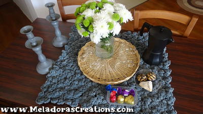 Flower Table Runner Crochet Pattern