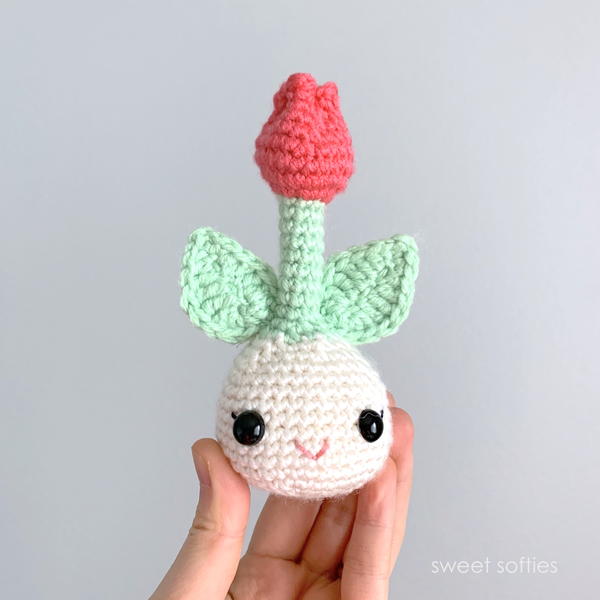 Spring Tulip Bulb Amigurumi Plant