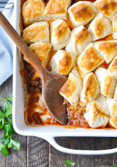 5-ingredient Sloppy Joe Casserole