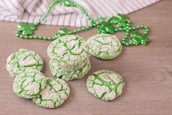 Green Cake Mix Cookies