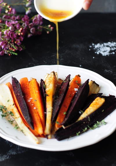 Spiced Honey-butter Sous Vide Carrots