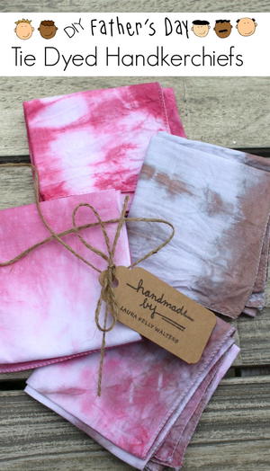 Tie Dyed Handkerchiefs For Father Day