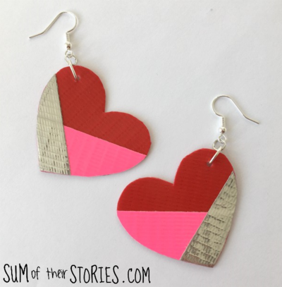 Make Fun Valentine Jewellery With Duck Tape