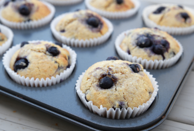 Make Ahead Blueberry Muffins
