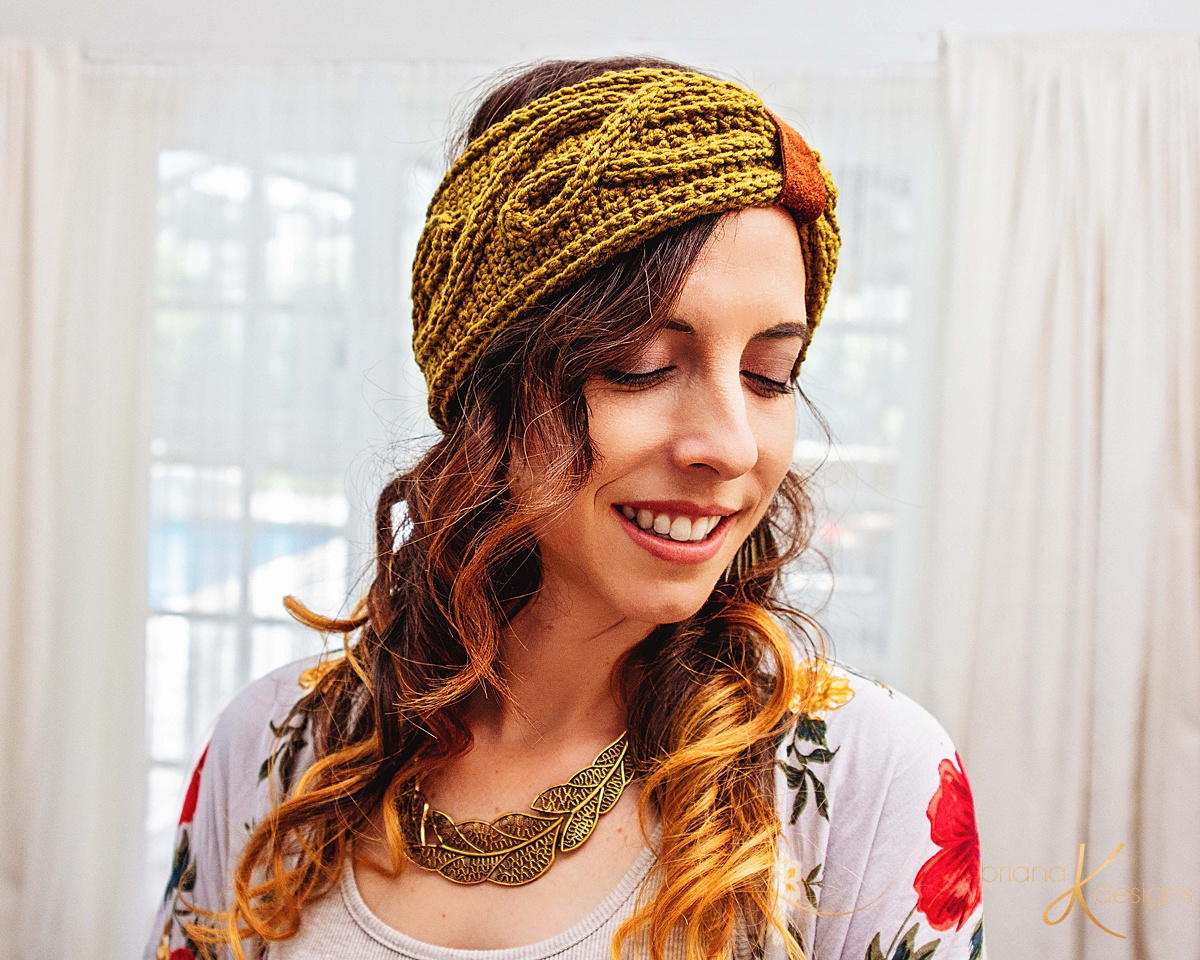 Traveling Vine Ear Warmer Crochet | AllFreeCrochet.com