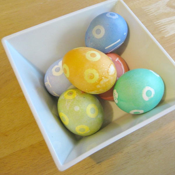 Easy Dyed Easter Egg Design