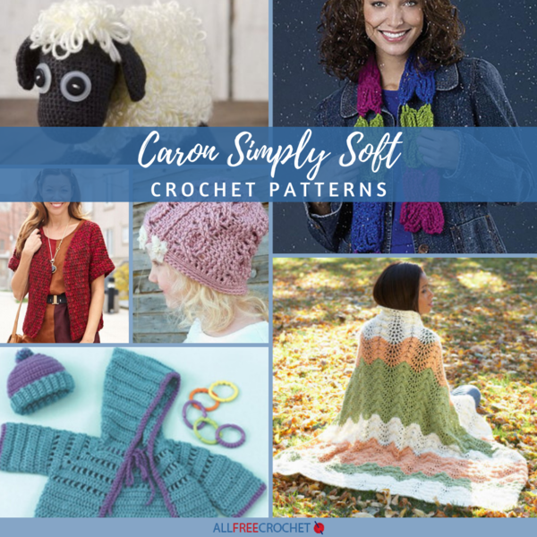 24 Caron Simply Soft Crochet Patterns