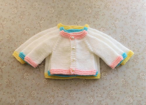 Tiny Topaz Premature Baby Cardigan