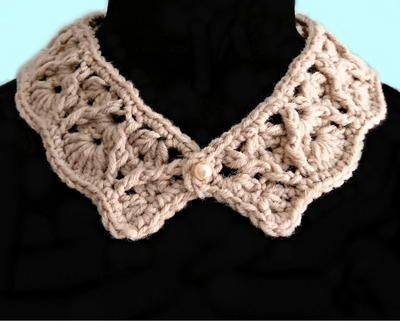 Crochet Pearl Drops Necklace