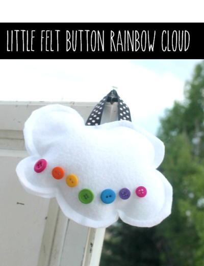 Felt Rainbow Cloud