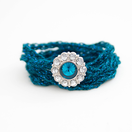 Teal Wrap Bracelet