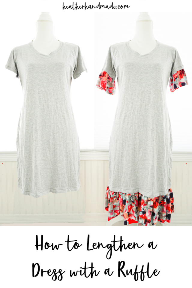How To Lengthen A Dress With A Ruffle | AllFreeSewing.com