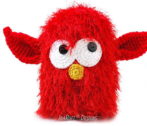 Sparky the Lava Monster Amigurumi Crochet