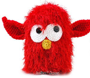 Sparky the Lava Monster Amigurumi Crochet