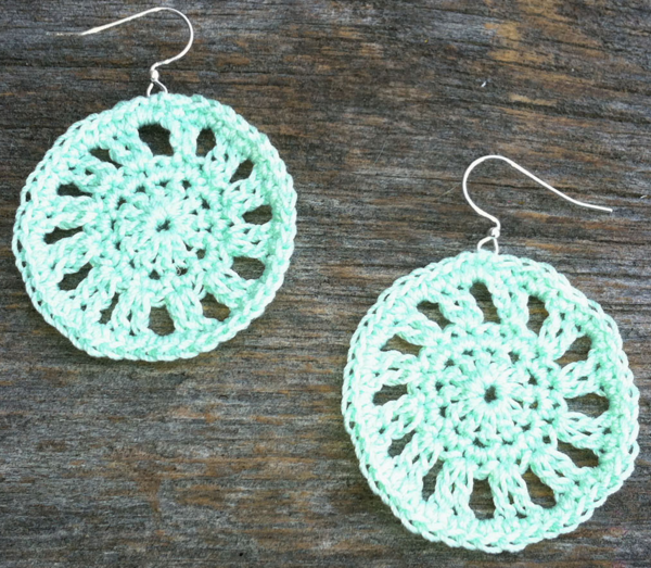 Circle Motif Earrings