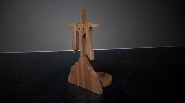 Impressive Cross Candle Holder