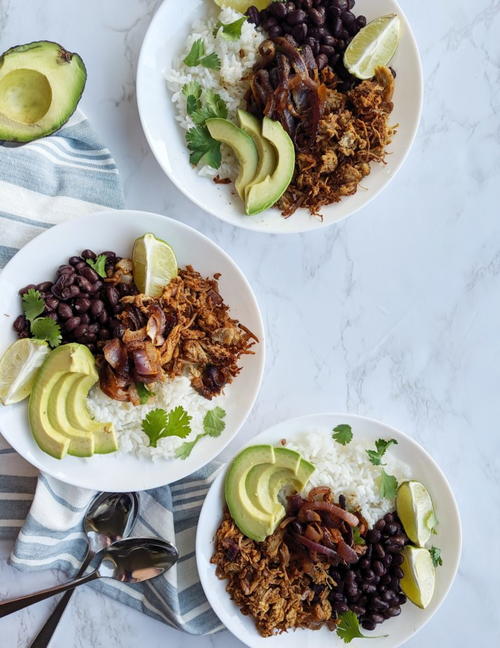 Spicy Pork Carnitas Bowls