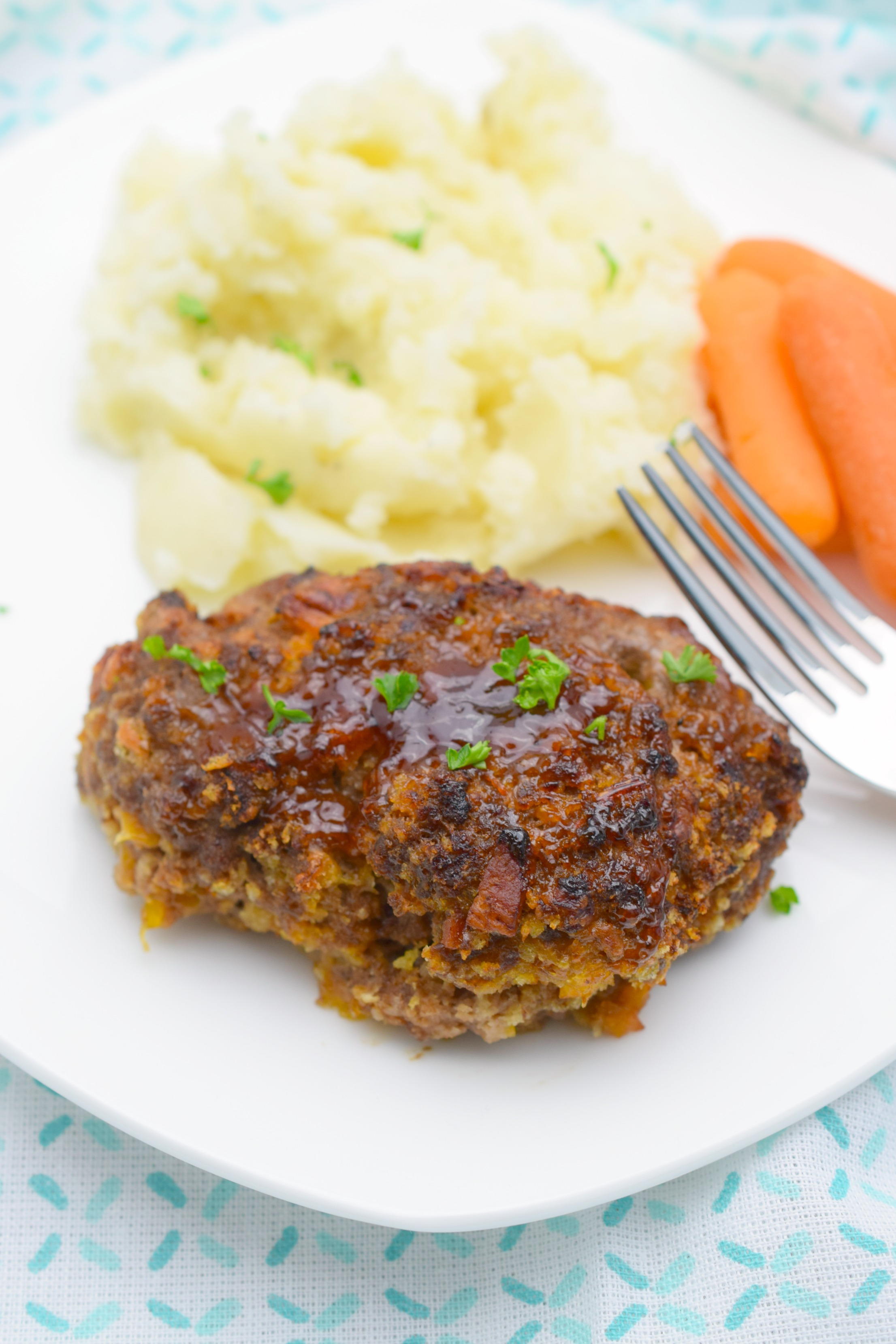 Air Fryer Loaded Mini Meatloaf