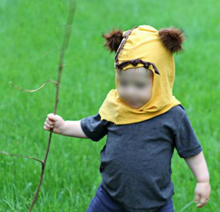 Ewok Toddler Costume Allfreesewing Com - Diy Toddler Ewok Costume